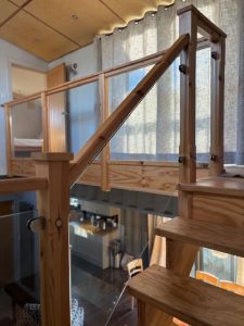 willow lodge staircase and upstairs landing